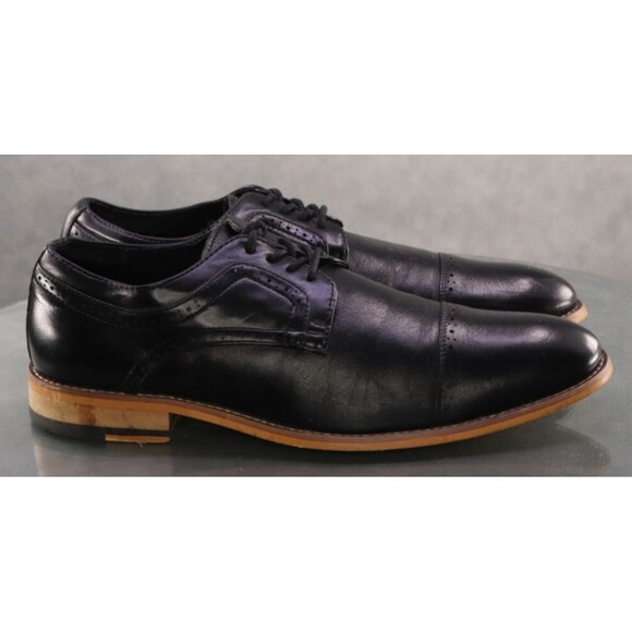 Stacy Adams Men\'s Cap Toe Dress Shoes Size 8 M Leather Black main image 8